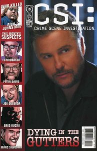 CSI: Dying in the Gutters #1 VF ; IDW | Ed Brubaker