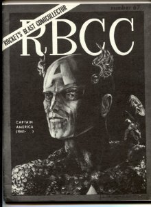 Rocket's Blast Comicollector #67 1969-Captain America cover- fanzine