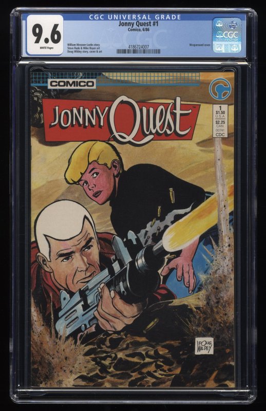 Jonny Quest #1 CGC NM+ 9.6 White Pages