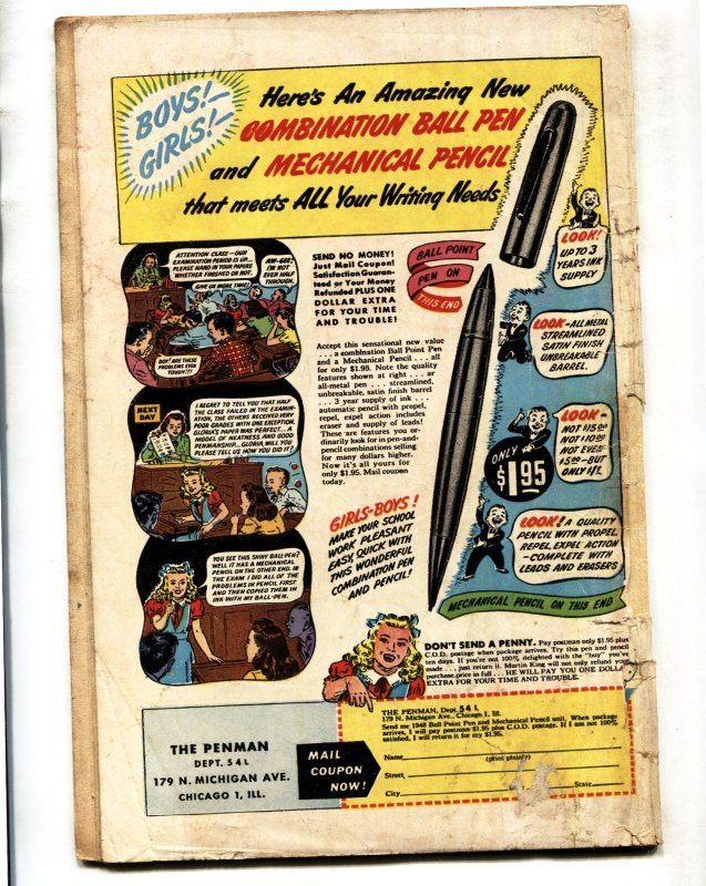 TEX MORGAN #3 - 1948-MARVEL-ARIZONA ANNIE-SYD SHORES ART