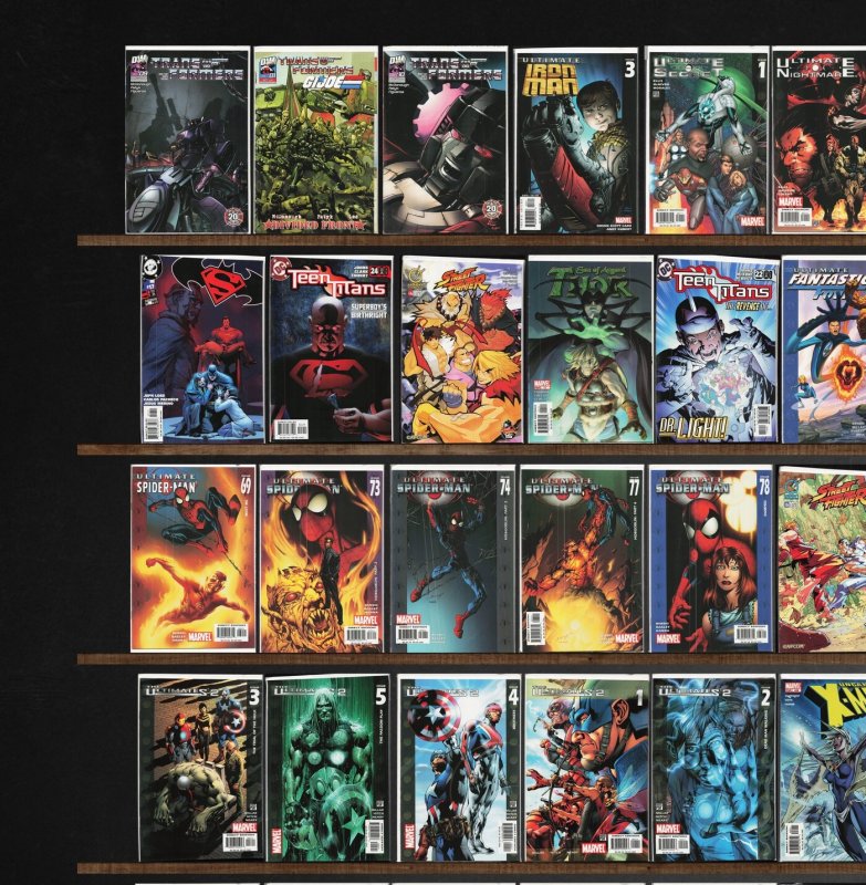 Huge Lot 150+ Comics with Ultimate X-Men, Ultimate Spider-Man & More!