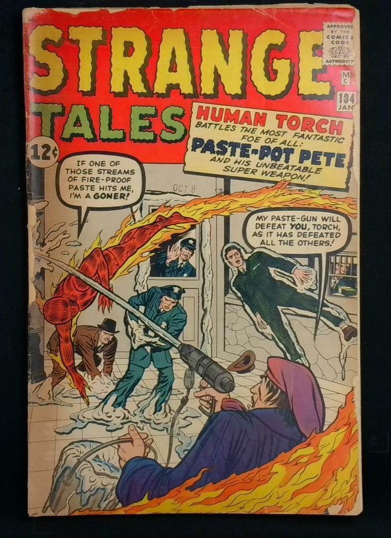 Strange Tales #104, GD- 1st Appearance of the Trapster Marvel, 1962