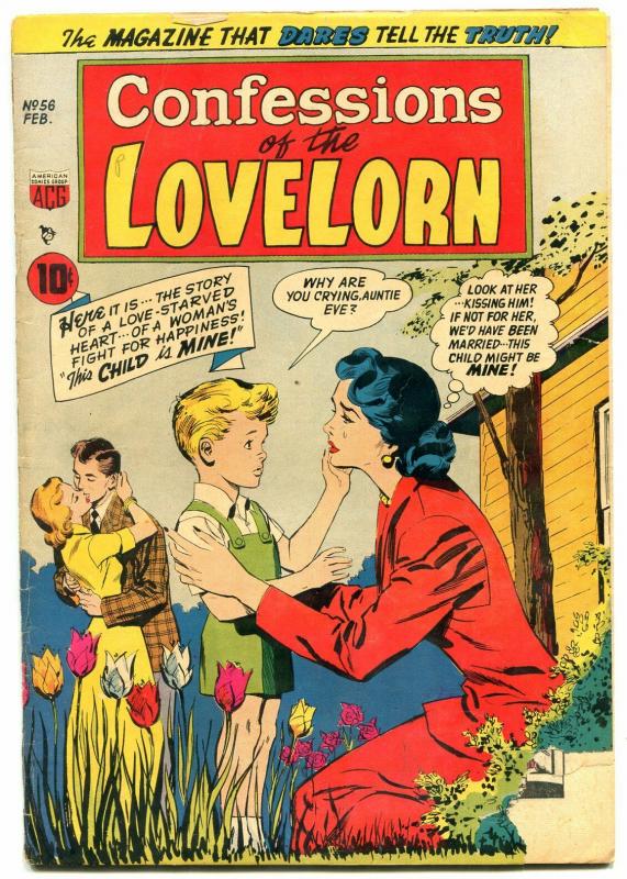 Confessions Of The Lovelorn #56 1954- Communist Kisses G