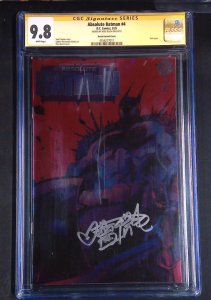 Absolute Batman #4, Besch Variant CGC 9.8 SS Signed Rose Besch, DC Comics, 2025