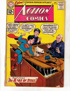 Action Comics #284 (1962) VG Affordable-Grade Super Baby! Supergirl! Mon-El Wow!