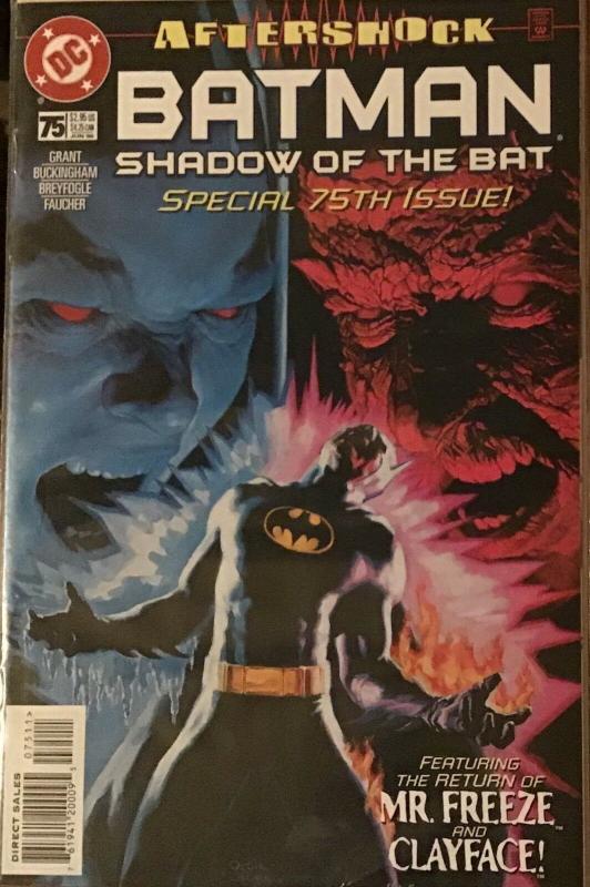 BATMAN:SHADOW OF THE BAT (DC)#59-60,#69-70,#78-79,#75.3 2 PARTERS PLUS #75 NM+