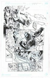 Champions #12 p.17 - Cyclops & Hulk Amadeus Cho art by Humberto Ramos