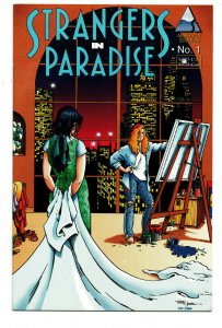 Strangers in Paradise #1 - 1st Print - Abstract Studios - 1994 - NM 