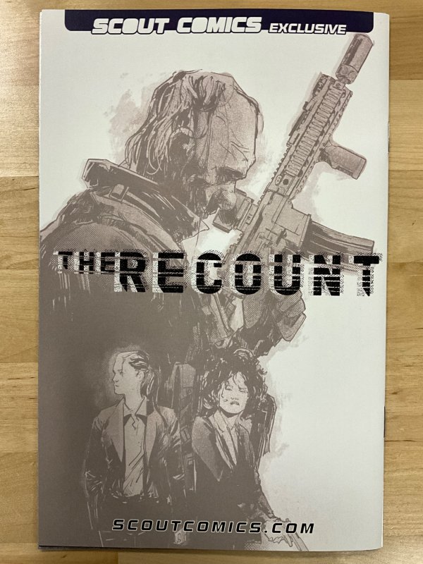 The Recount #1 Cover M (Metal) (2020) numbered 13/100