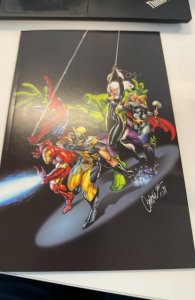 Marvel Comics #1000 (2019) virgin Scott Campbell variant/Small crease