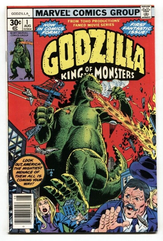 GODZILLA #1 First issue-Marvel comic book 1977 NM-