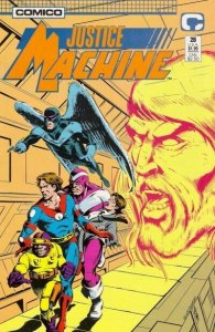 Justice Machine #28 Comico Comics 04/89 (VF+ 8.5/Stock Photo)