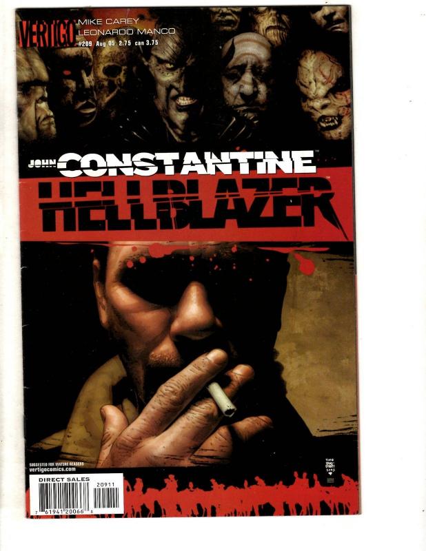 7 John Constantine Hellblazer DC Vertigo Comics 206 210 209 102 205 (2) 208 J306