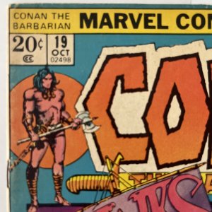 CONAN 19 FN- BARRY SMITH ART 1972 VINTAGE MARVEL SILVER AGE CLASSIC