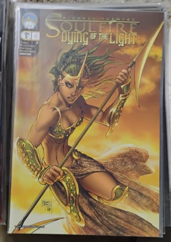 SOULFIRE- DYING OF THE LIGHT   #4 2005 ASPEN COMICS MICHAEL TURNER