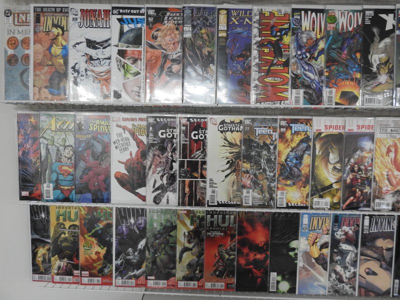 Huge Lot of 160+ Comics W/ Wolverine, Superman, Hulk! Avg. VF Condition!