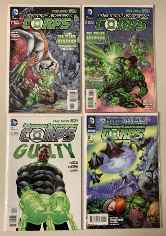 Green Lantern Corps lot #0-10 + Annual DC 2nd Series 12 pieces 8.0 VF (2011)