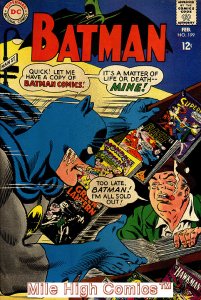 BATMAN  (1940 Series)  (DC) #199 Very Good Comics Book