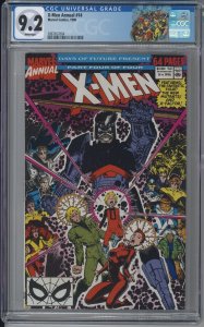 X-MEN ANNUAL #14 CGC HI GRADE 9.2 WHITE PAGES CLAREMONT STORY ADAMS 1ST GAMBIT