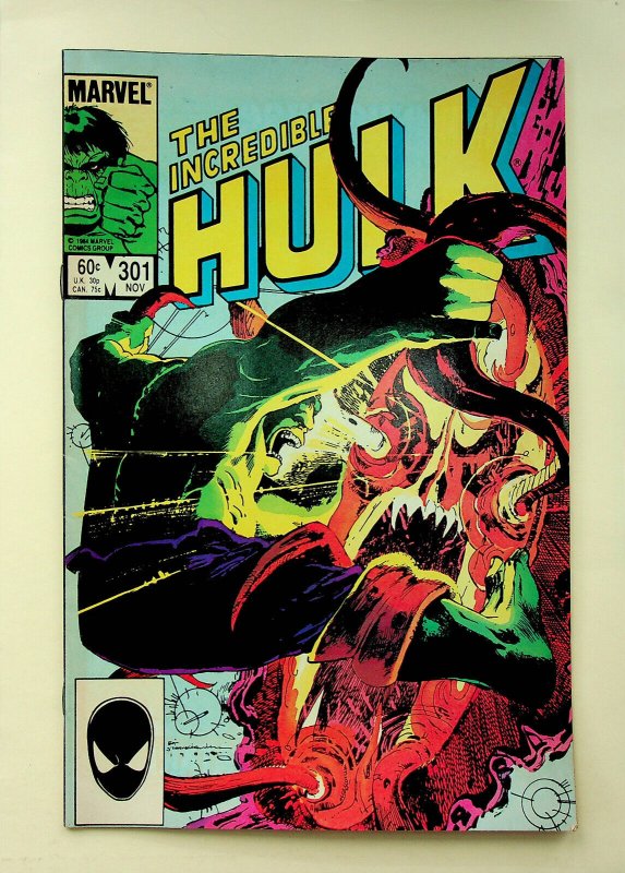 Incredible Hulk #301 (Nov 1984, Marvel) - Fine/Very Fine