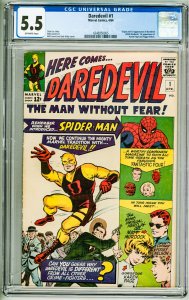 Daredevil #1 (1964) CGC 5.5!