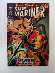 Sub-Mariner #6 (1968) FN/VF condition