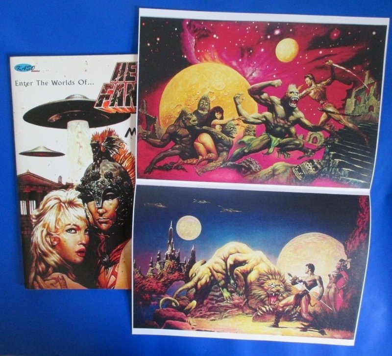 2003 HEROIC FANTASY Paintings by Marcus Boas FN SC Signed #227 Kaso Comics