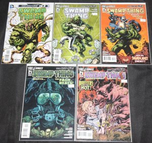 DC Modern SWAMP THING VOL. 5 - 5pc Count Mid-High Grade Comic Lot VF-NM #0, 2-5