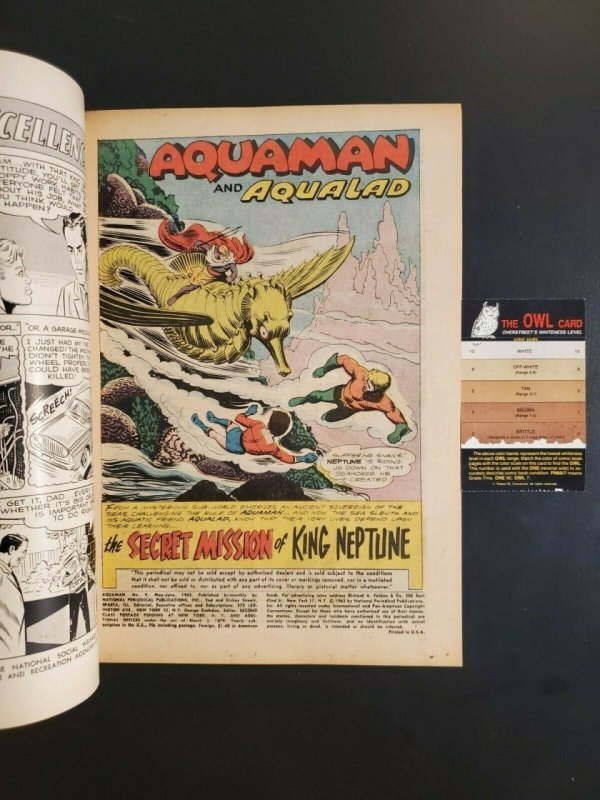 Aquaman #9 (1963) F/VF 7.0 High grade The Secret Mission of King Neptune! |