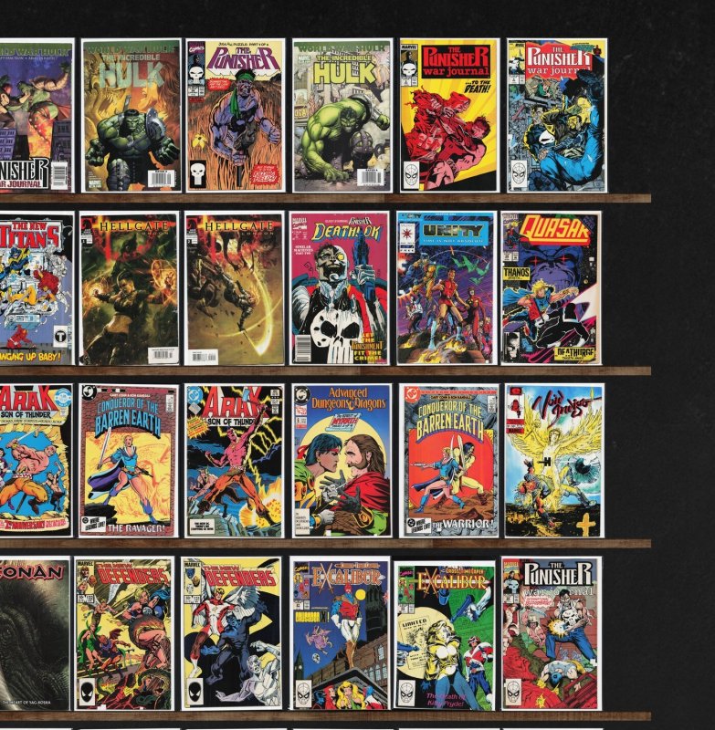 Huge Lot 150+ Comics with Conan, The Defenders, Excalibur & More!