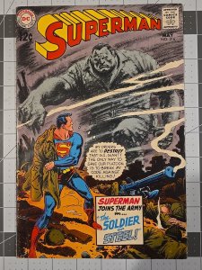 Superman #216 Superman Joins The Army: The Soldier Of Steel (DC Comics May 1969)
