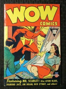 1975 WOW COMICS #1 Don Maris Reprint VG- 3.5 Mr Scarlet / Atom Blake