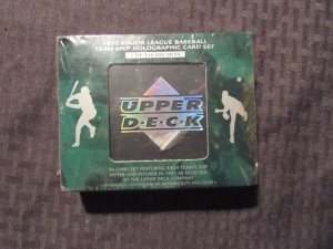 1992 UPPER DECK Team MVP Holographic Card Set SEALED MLB Baseball