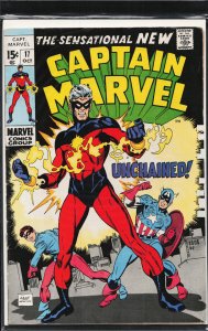 Captain Marvel #17 (1969) Captain Marvel