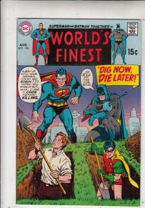 World's Finest #195 (Aug-70) VF+ High-Grade Superman, Batman