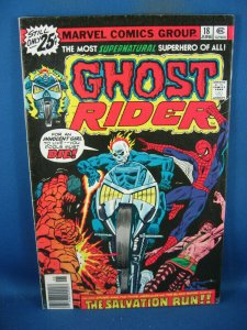 GHOST RIDER 18 VG F SPIDERMAN 1976