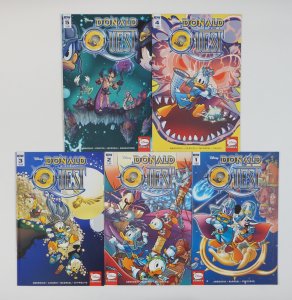 Donald Quest #1-5 VF/NM complete series Donald Duck - steampunk ; IDW
