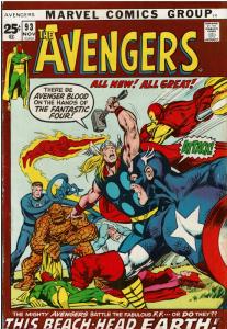 Signed By STAN LEE & NEIL ADAMS! Avengers #93, 4.5 or Better