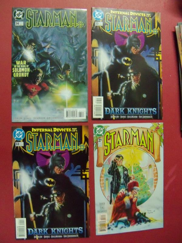 LOT/COLLECTION OF 42 NEAR MINT STARMAN BOOKS LIQUIDATION SALE