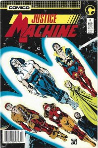 Justice Machine #2 Newsstand Edition (1987)