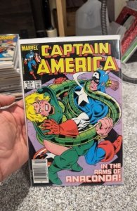 Captain America #310 Newsstand Edition (1985) Captain America 