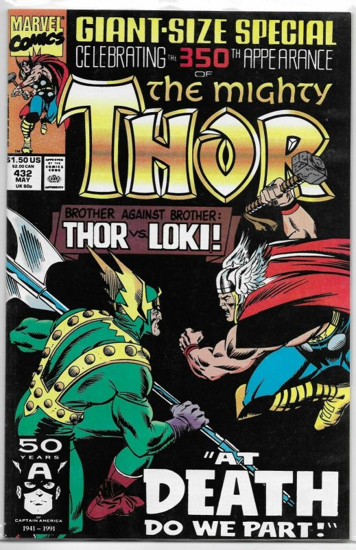 Thor V1 #389,392-397,399,400, ++ 432-450 DeFalco/Frenz, comic book lot of 39