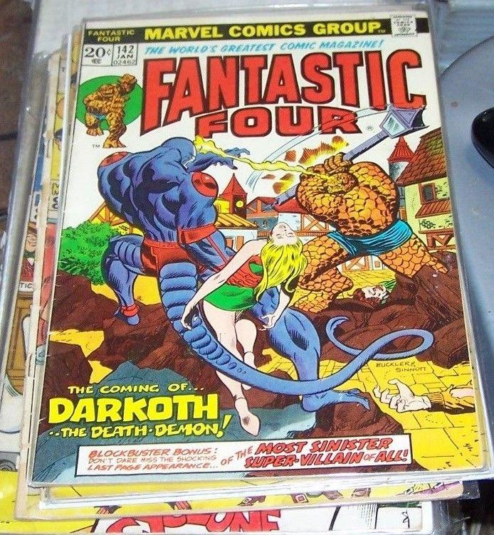 Fantastic Four #142 (Jan 1974, Marvel) 1st apperance darkoth +doctor doom