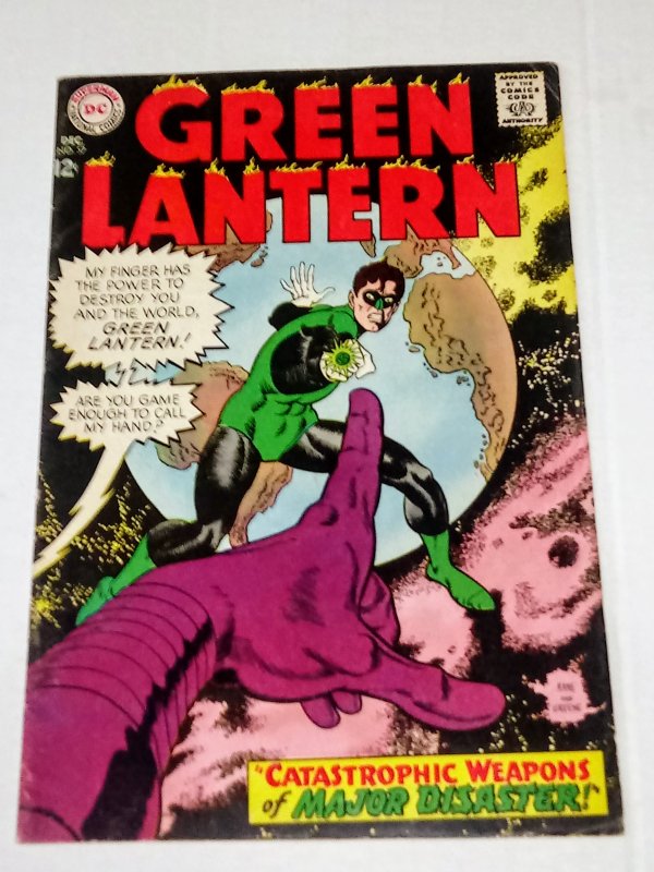 GREEN LANTERN #57 (FN) Major Disaster! Gil Kane Silver Age DC ID#53Q