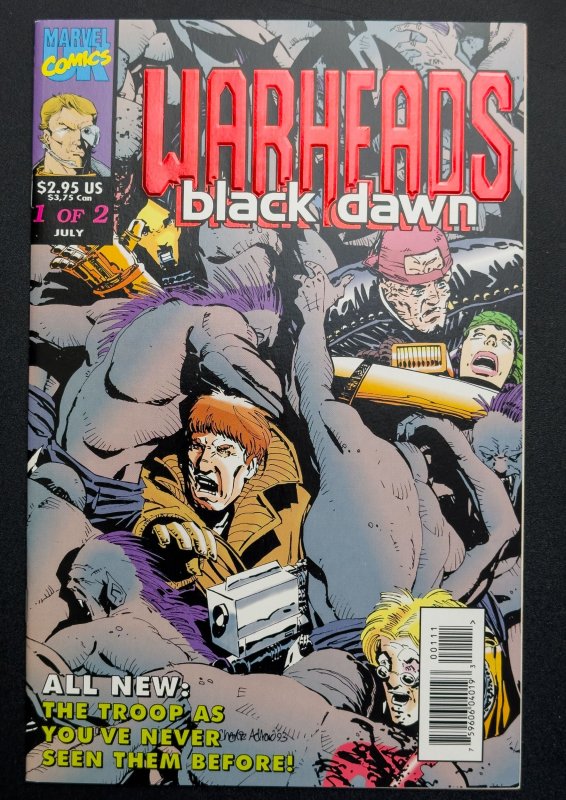 Warheads: Black Dawn #1 (1993) [Embossed cvr] VF+