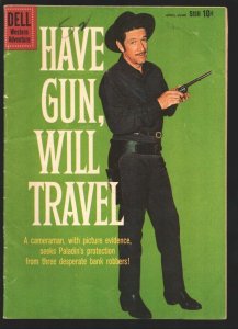 Have Gun Will Travel #5 1960- Dell-Richard Boone TV photo cover-western TV co...