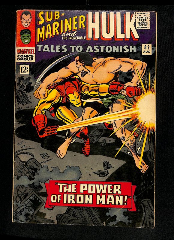 Tales To Astonish #82 Sub-Mariner and the Hulk! Iron Man!