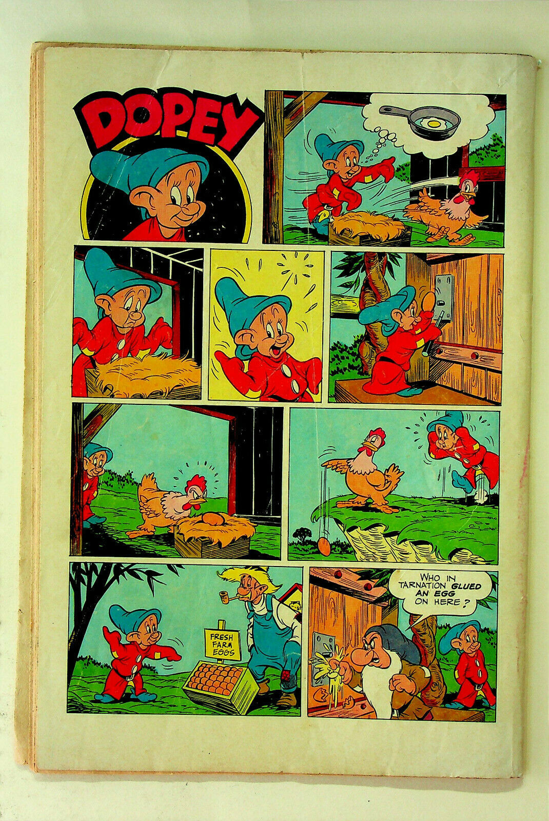 Four Color 227 Walt Disneys Seven Dwarfs 1949 Dell Good Comic Books Golden Age 