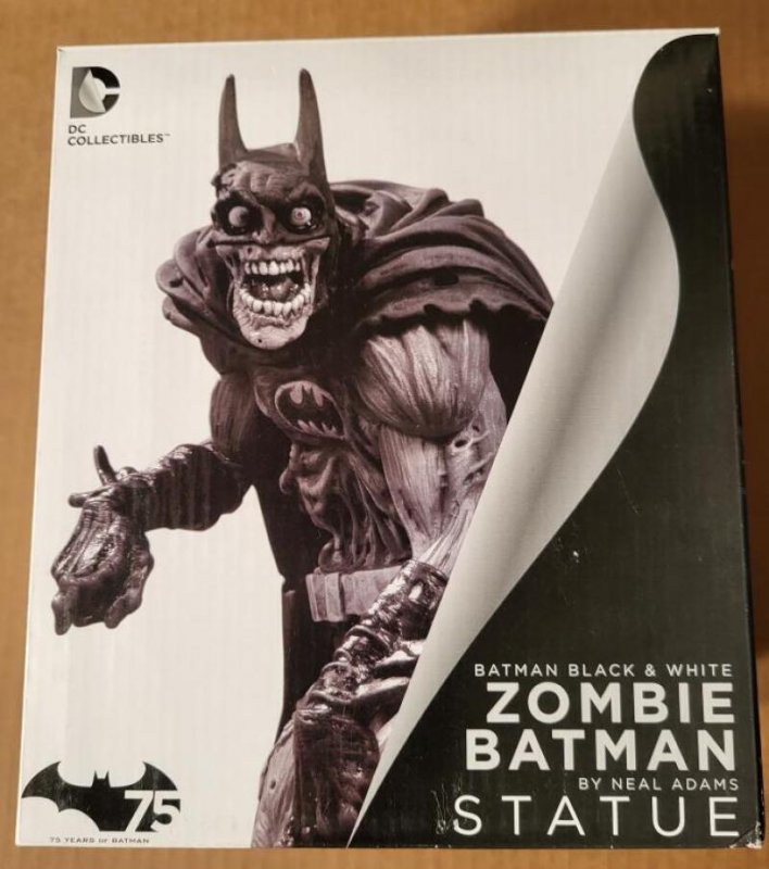 ZOMBIE BATMAN Statue, Neal Adams, Limited, MIB, DC, Walking dead horror