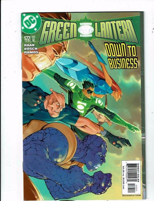 Lot Of 7 Green Lantern DC Comic Books # 166 167 169 170 171 172 173 Flash J218